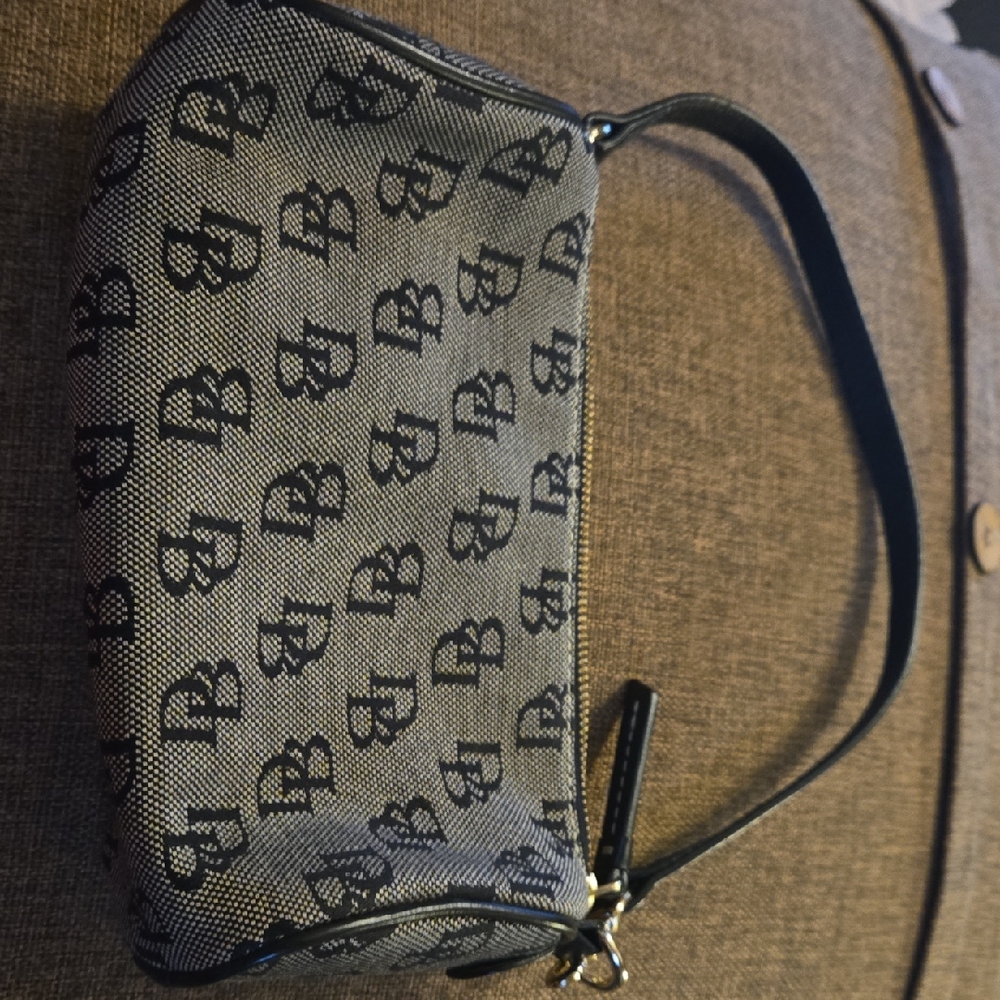 Stylish Black Monogram Men's Bag